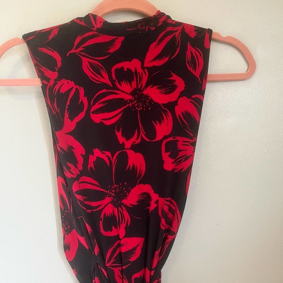 Small Norma Kamali Sleevless Floral Dress - Picture 4 of 6